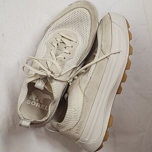 Sorel Vintage Size 7 Women's Sea Salt Chalk Amazing Comfortable Quality Sneakers